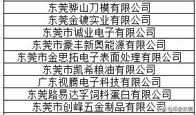 东莞20家企业获奖名单,东莞有哪些大企业名单