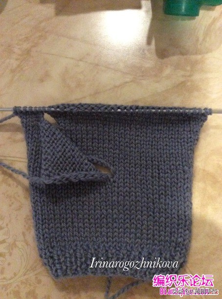 手编毛衣口袋针法,最简单棒针开口袋教程