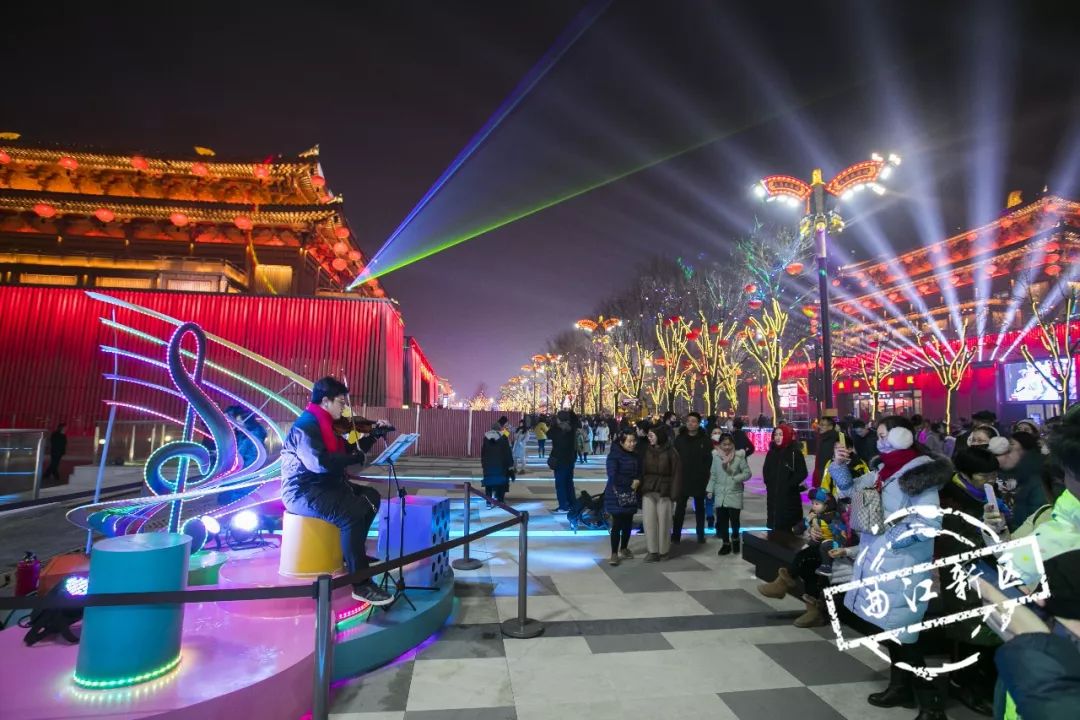 西安曲江新区大唐不夜城,大唐不夜城新春民俗文化庙会