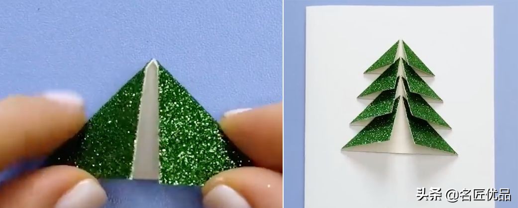 圣诞节手工礼物制作圣诞卡,2020年最火的简单易学的圣诞手工