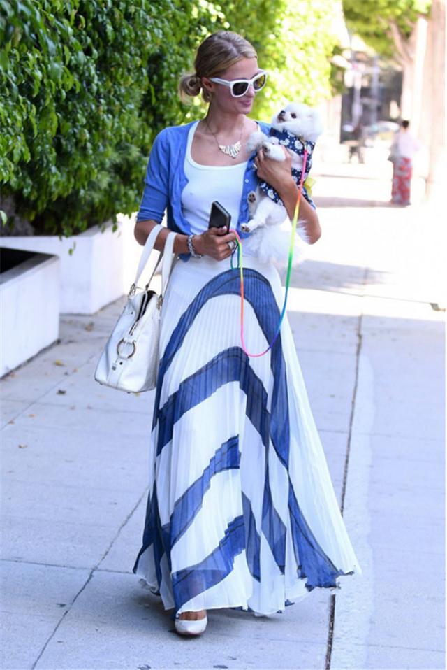 关晓彤百褶裙秋冬,关晓彤同款百褶裙