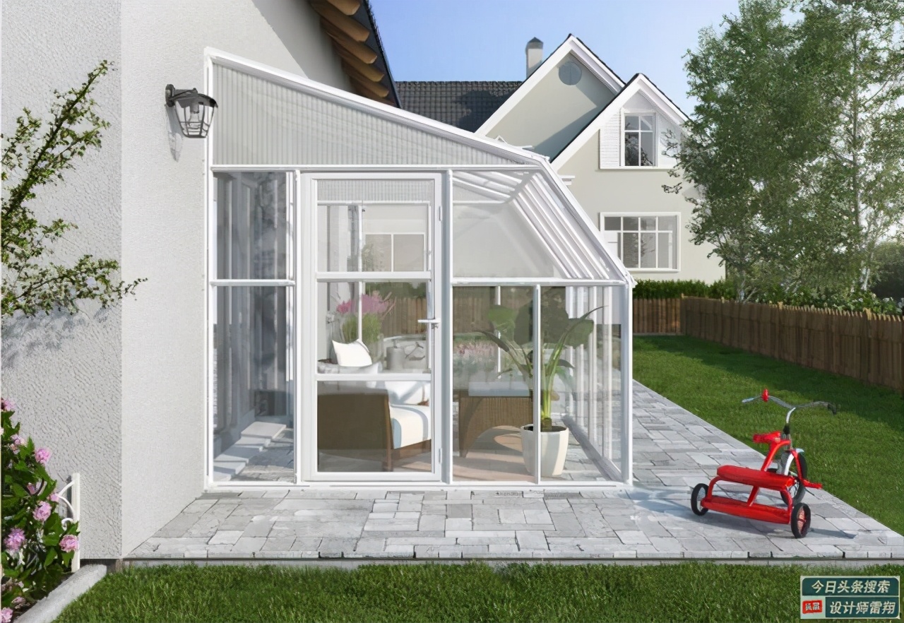 别墅庭院阳光房2023最新款设计,庭院阳光房设计