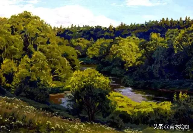 世界十大风景油画俄罗斯,俄罗斯油画大师笔下的雪景画作品