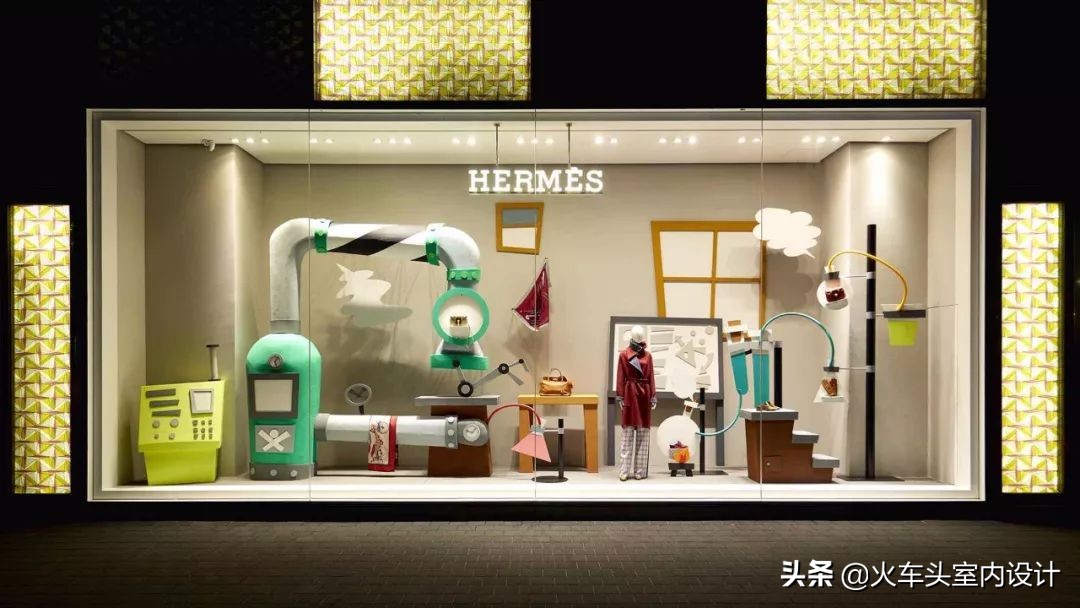 爱马仕2023橱窗设计最新款,爱马仕2022橱窗设计效果图