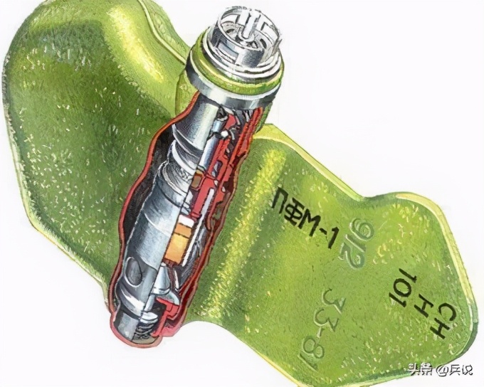 蝴蝶式反步兵地雷,弹射式反步兵地雷