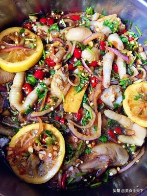 柠檬卤鸡爪正宗制作方法,柠檬凉拌卤鸡爪的做法大全