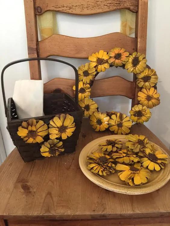 关于神奇的大自然的手工制作,100种松塔手工制作欣赏