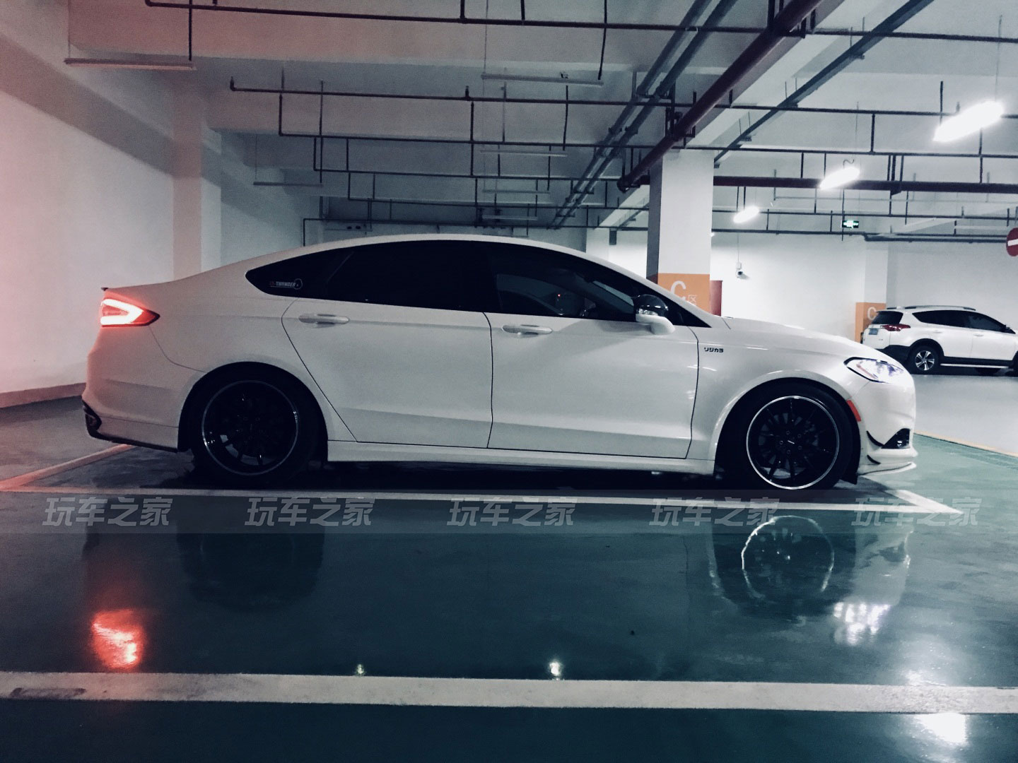 福特蒙迪欧2024新款改装门把手,2020款蒙迪欧个性改装灯光效果