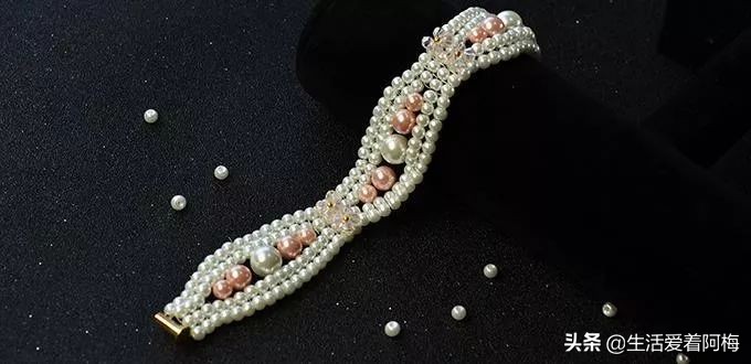 各种珠子串手链的教程,价值不菲的手链