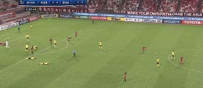 伟大的1-1！恒大血性爆发，多人赛后瘫倒在地，没力气庆祝了