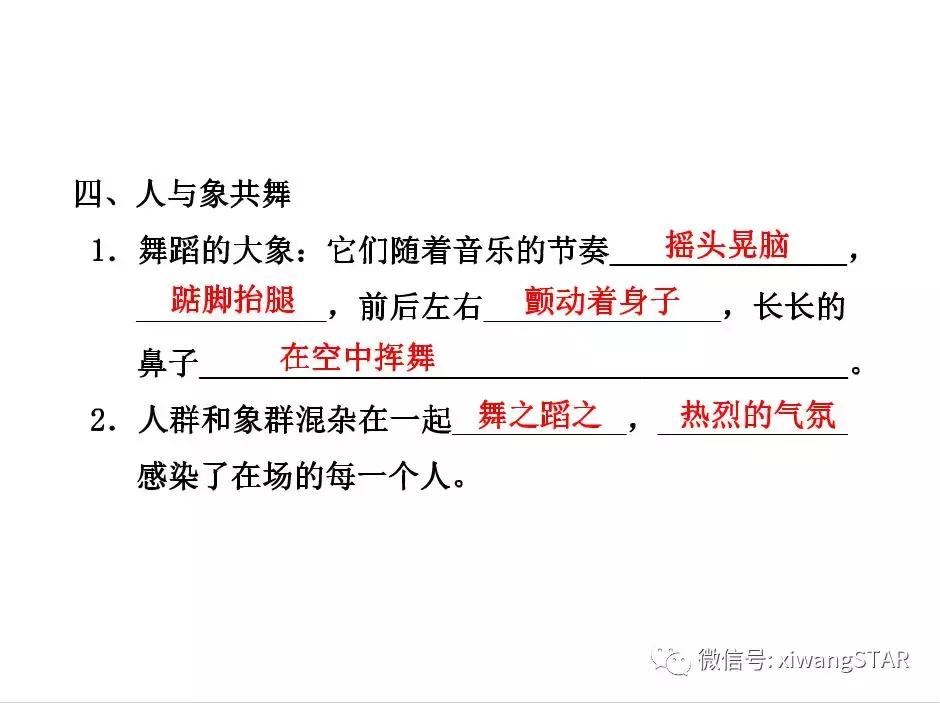 与象共舞语文五年级下册老版,五年级下册与象共舞阅读