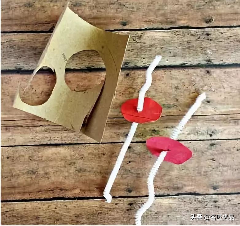 元旦手工彩纸鞭炮,元旦节手工鞭炮