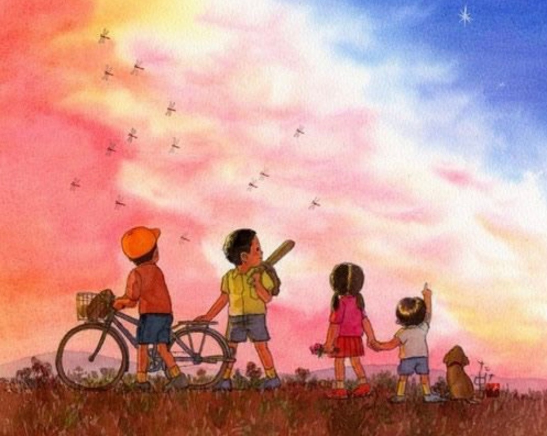 童年记忆里的小虫子,儿时的记忆夏天的风