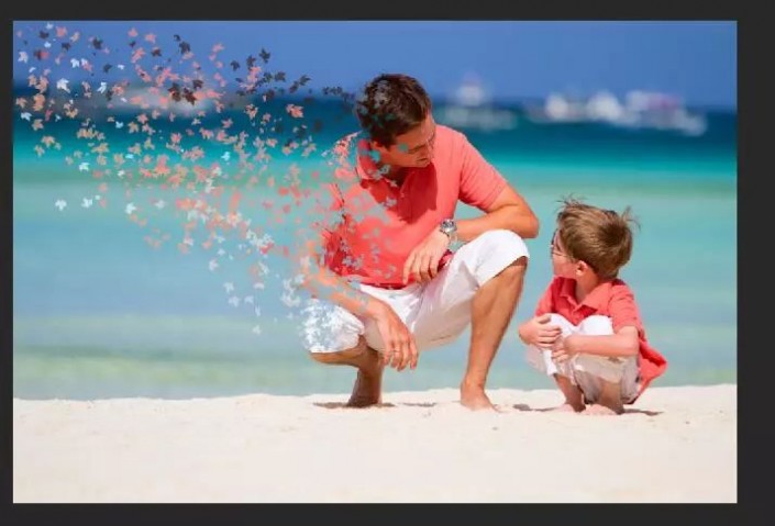 ps人物打散效果制作,ps打散效果视频