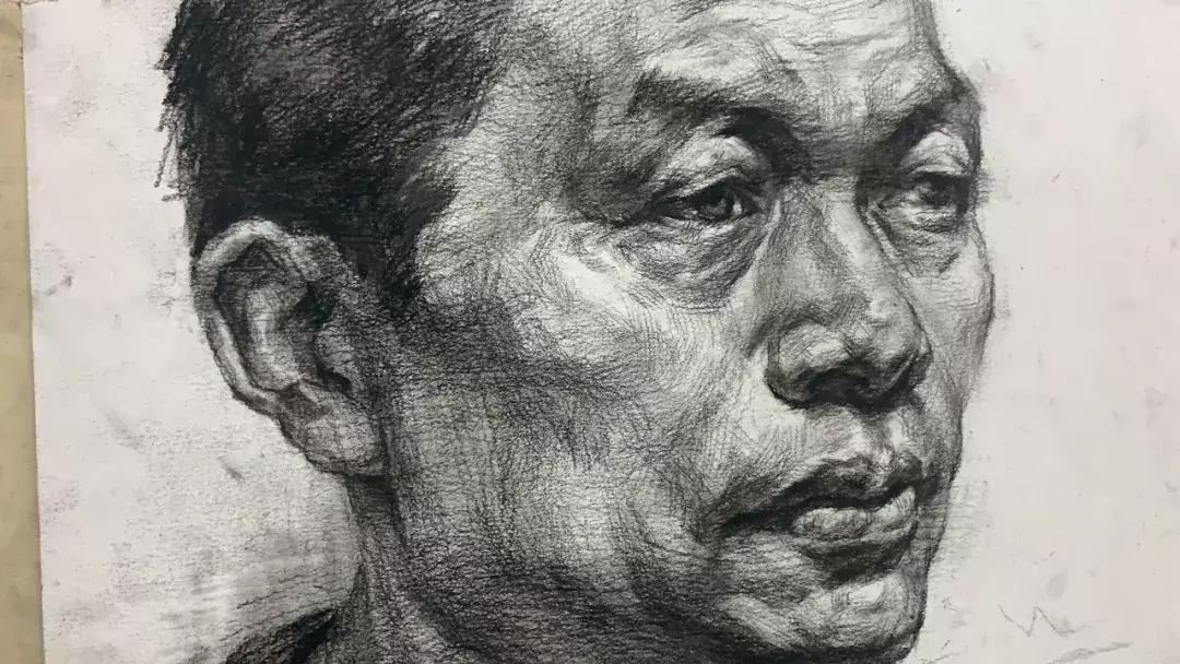 素描头像作画步骤,素描人物头像步骤图