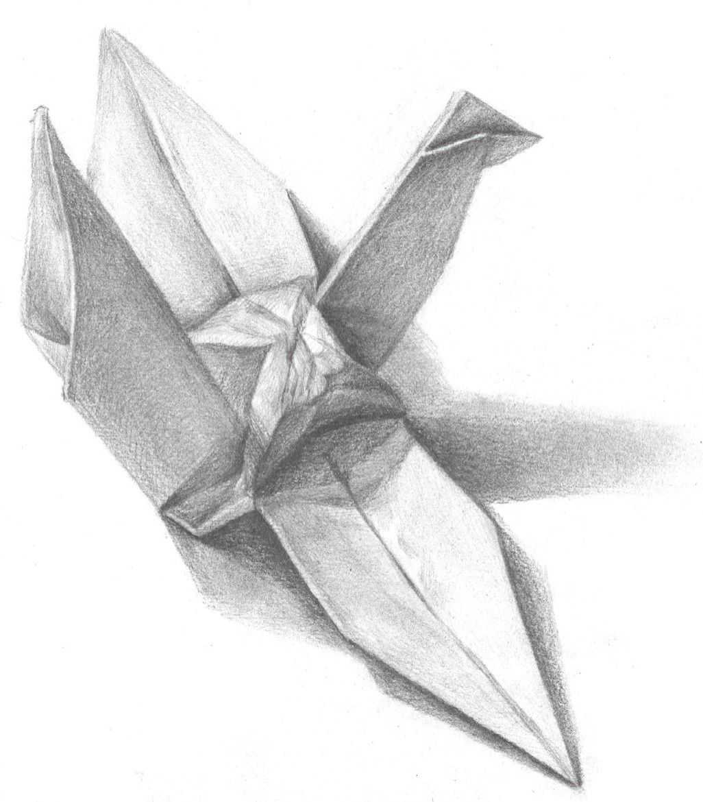 纸鹤的画法大全,简单易学的纸鹤教程