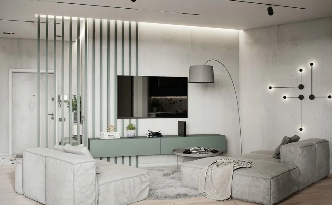 薄荷绿别墅设计 (常州高级灰别墅装修)