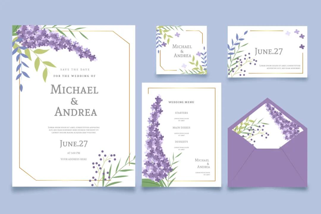 武安婚礼请柬模板素材,excel婚礼请柬模板