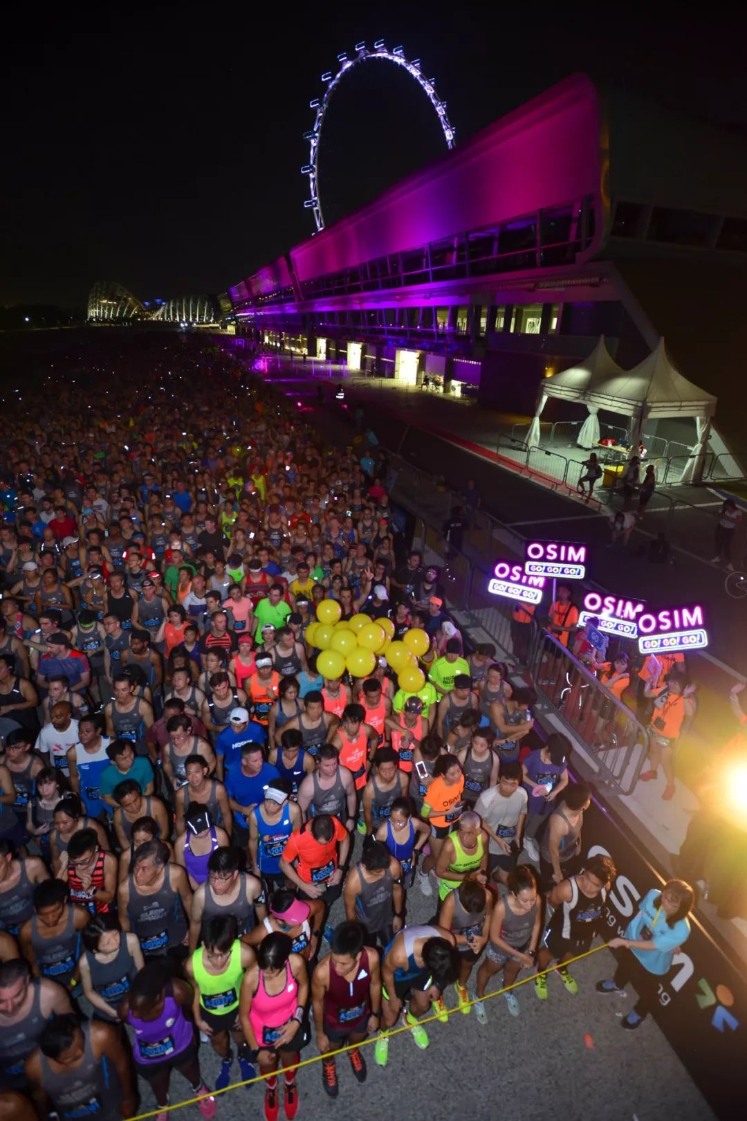 新加坡sundown夜间马拉松,新加坡日落马拉松终点