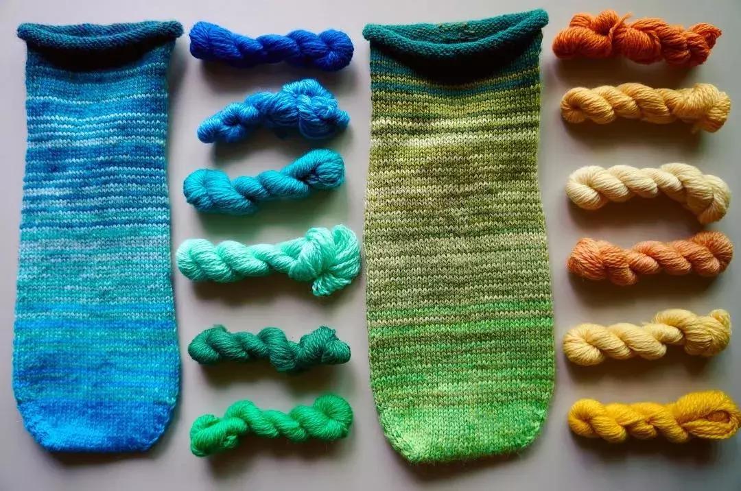 好看毛线袜棒针编织,简单厚实的毛线袜花样
