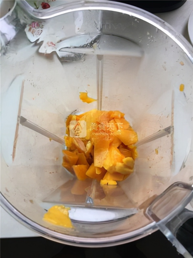 大口九芒果沙冰,芒果沙冰的画法