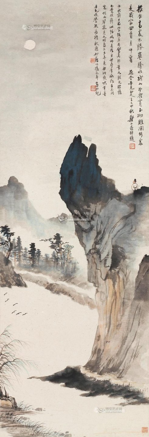 郑午昌花鸟,丝鬓散人郑午昌百幅绘画作品赏析