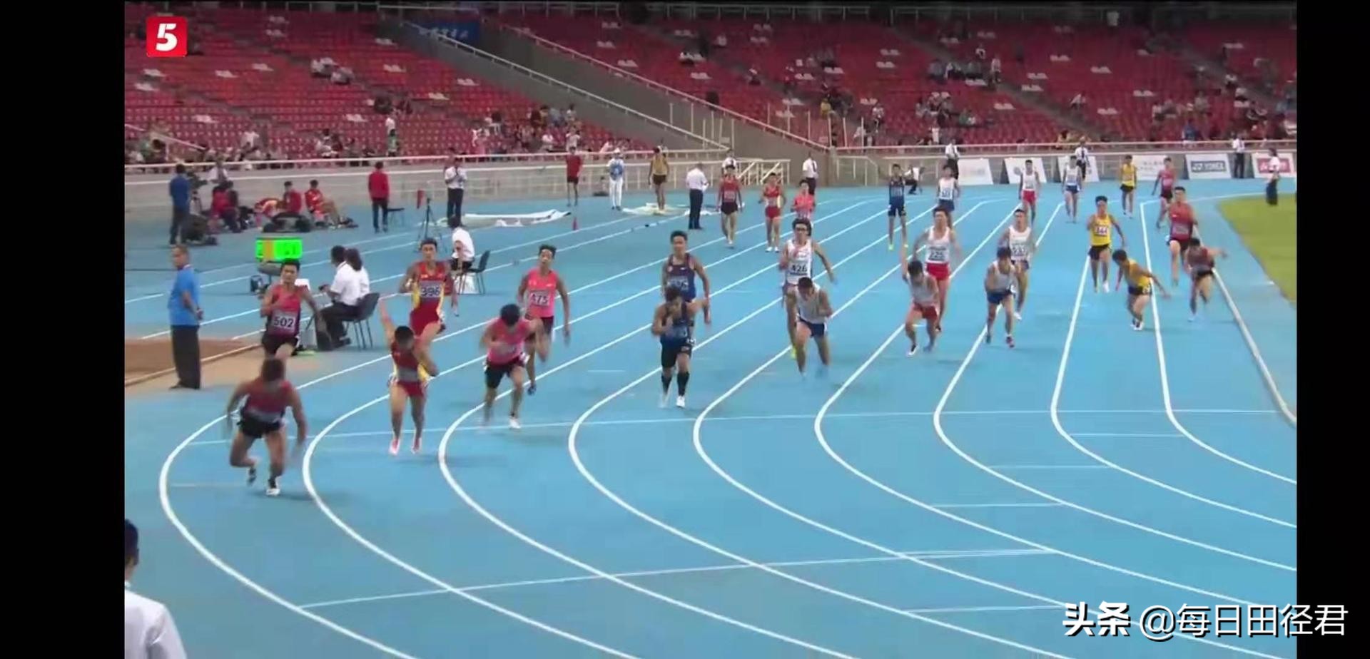 39秒64！李泽洋率领湖北队击败广东斩获青运会4×100米接力冠军