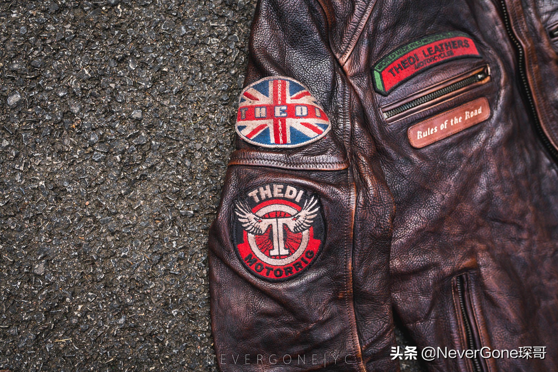 小众棕色短款皮衣,英伦机车皮衣推荐