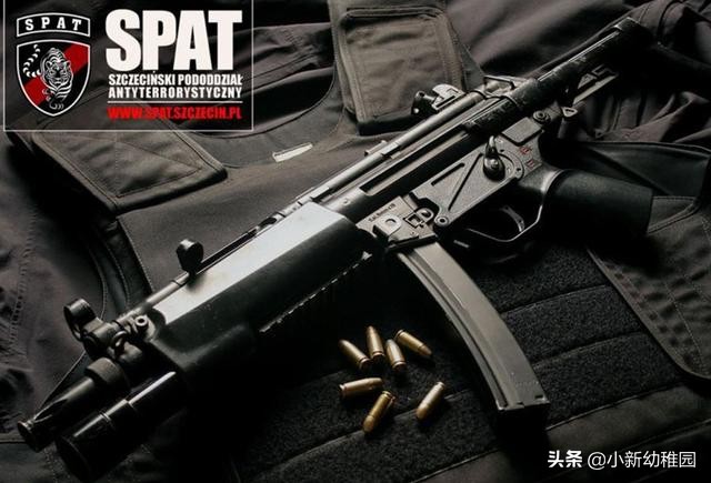 mp5冲锋枪能打死大型动物吗,反恐利器mp5弹鼓式冲锋枪