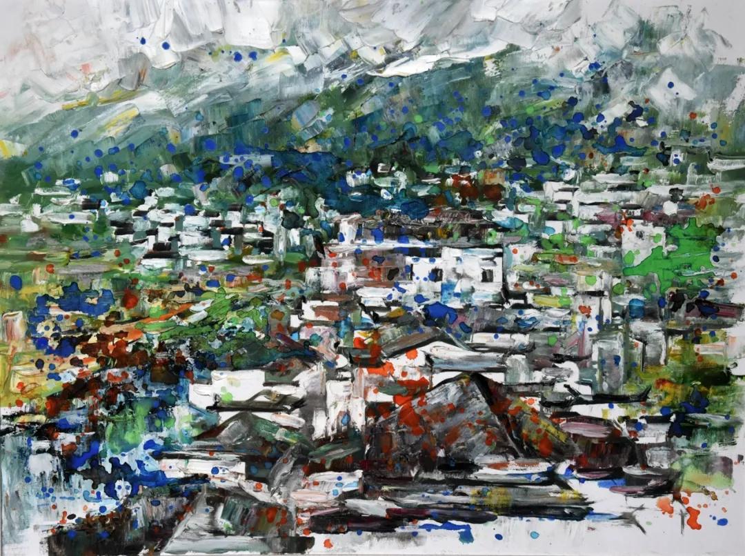 别人都在学校教学，他却身背油画箱带领学生到自然里写生