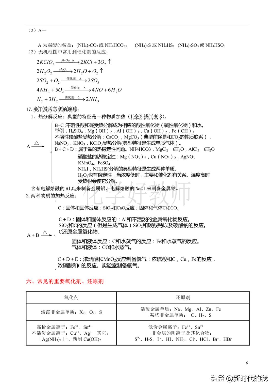 高中化学重要知识点总结大全,高中化学重点知识点归纳总结