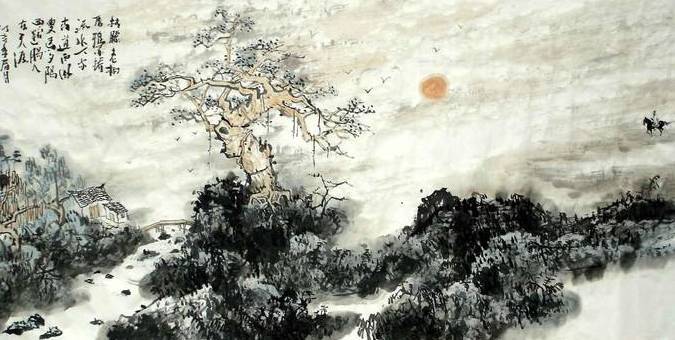 秋日的黄昏古道上，骑着瘦马哼着小曲的马致远，唱出最感人的秋思