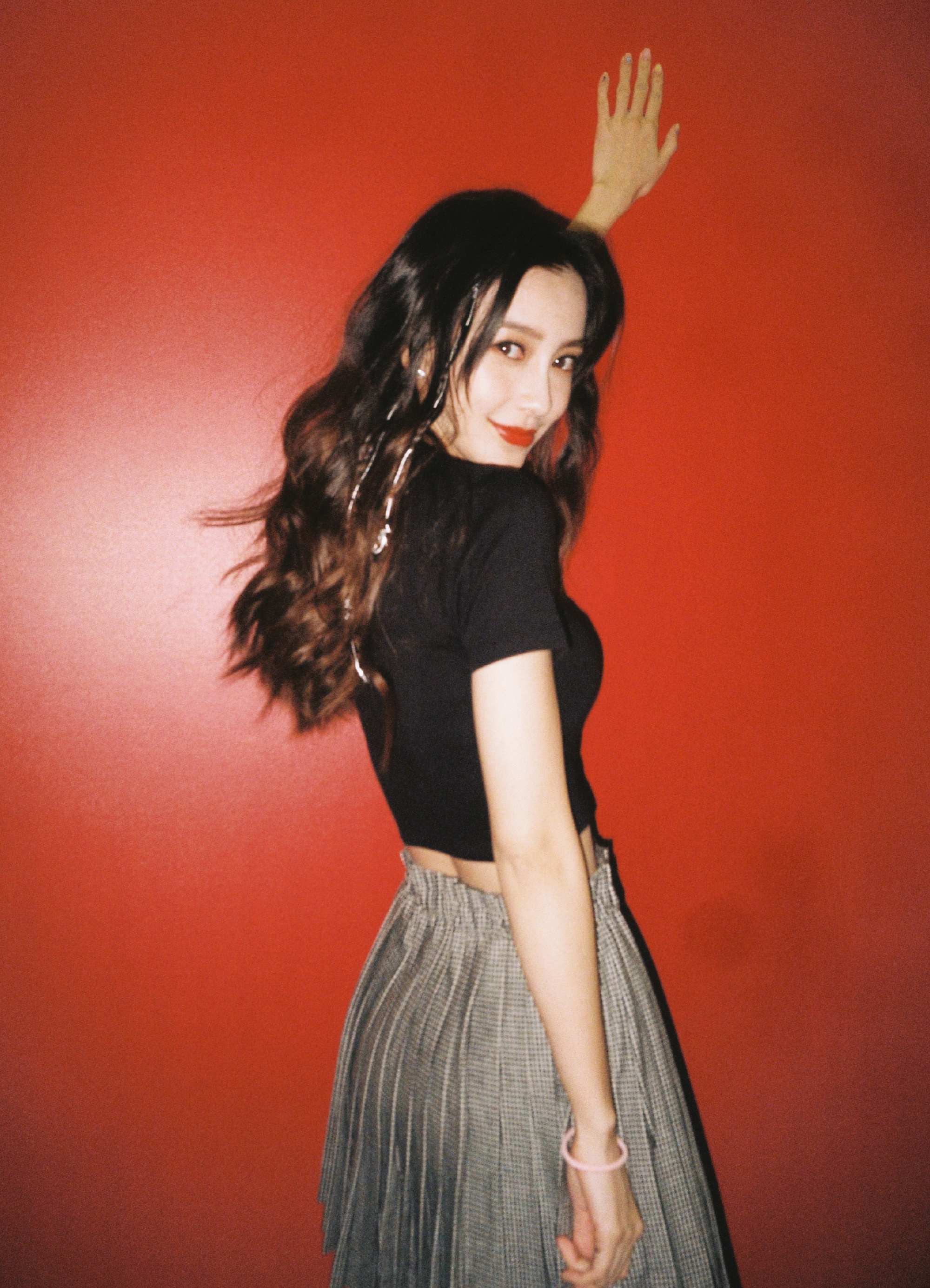 baby穿复古旗袍,angelababy穿旗袍