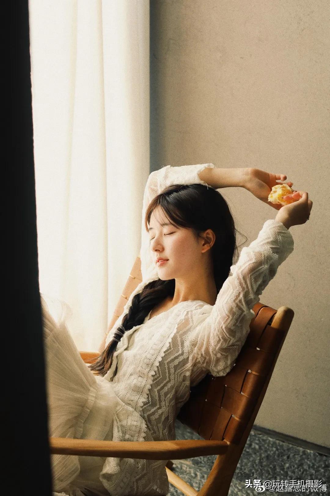 跟着赵露思学发抖音,和赵露思学拍照姿势