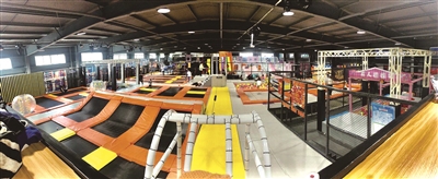 泰州市蹦床区,露天蹦床安全吗