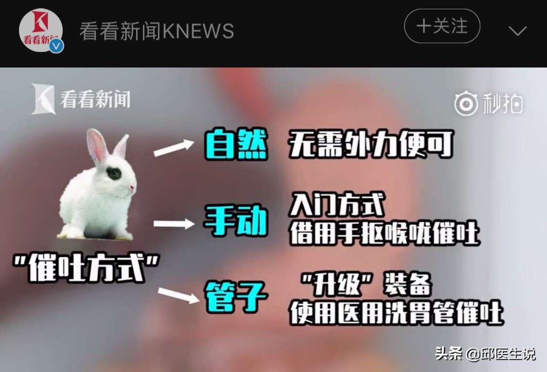 在减肥圈里有一群“兔子”,她们不喜欢吃草,只喜欢自残式催吐