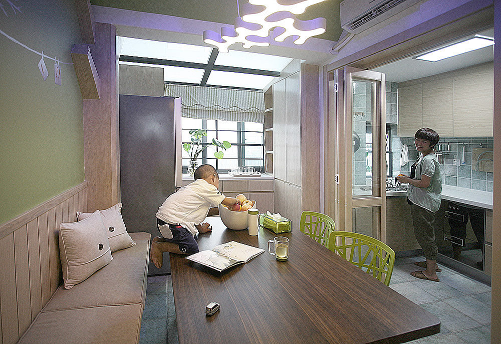 厨房推拉门安什么玻璃好看,厨房推拉门安什么样的