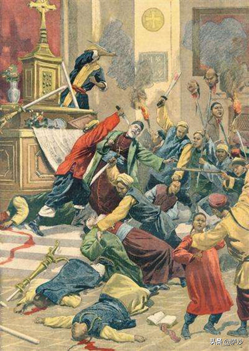 清朝义和团和八国联军打仗,1900年清朝八国联军