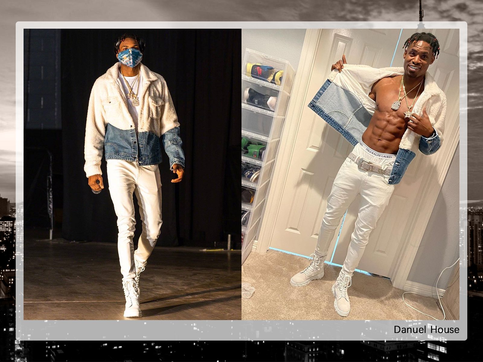 NBA球员通道「牛仔夹克」穿搭示范单品推介