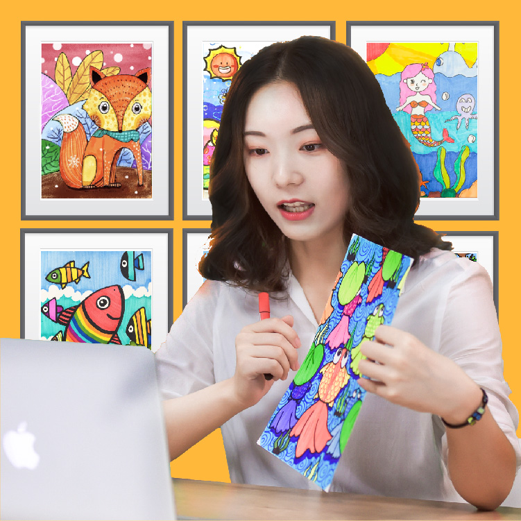 儿童暑期画画班,少儿画画课程7-12岁