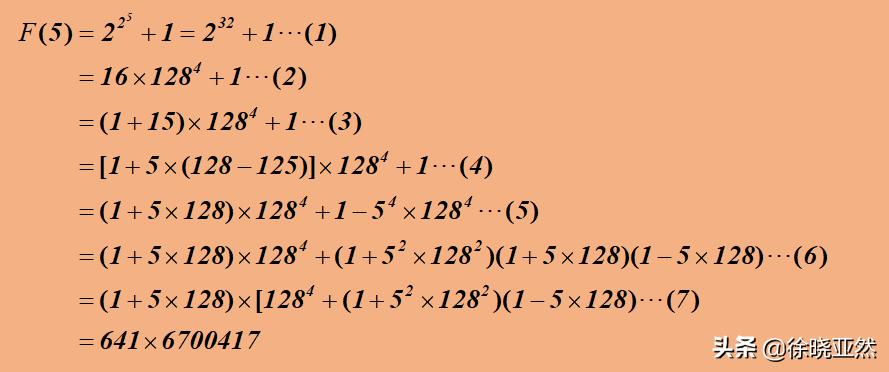欧拉神作之二——用简单小工具掀翻“费马数猜想”