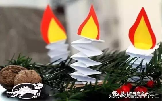 幼儿园小朋友过生日手工贺卡,生日贺卡蜡烛立体