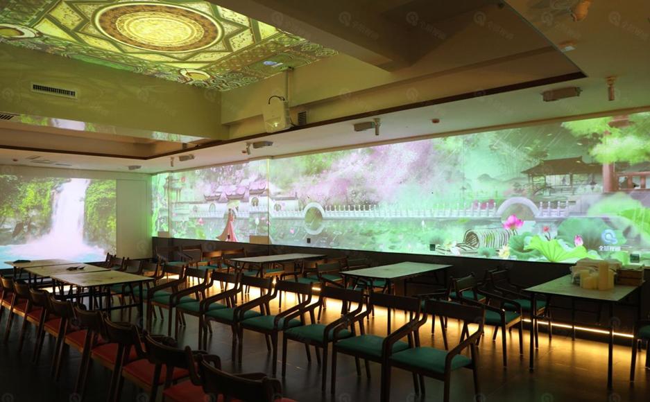 3d全息投影餐厅大厅装修多少钱,5d全息投影饭店装修一平方多少钱