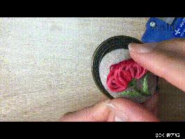 法式珠绣毛衣链手工教程,复古布刺绣毛衣链