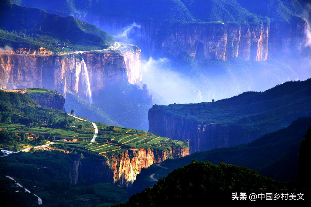 摄影美景效果,新乡宝泉和八里沟哪个更值得去