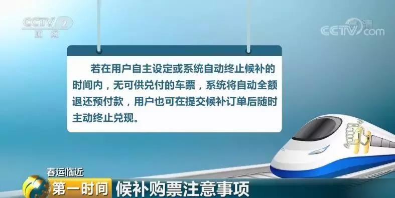 12306候补购票成功后怎么告诉客户,12306推出购票新功能如何操作