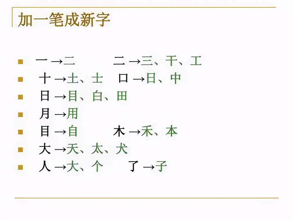 一年级字词专项训练加笔画变新字,一年级语文上册生字笔画专项训练