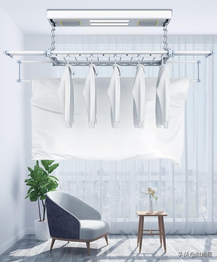 阳台升降晒衣架怎么装得好看点呢,高端阳台晒衣神器晾衣架
