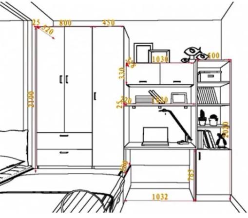 现场8门衣柜设计效果图,定制通顶衣柜尺寸标准是多少