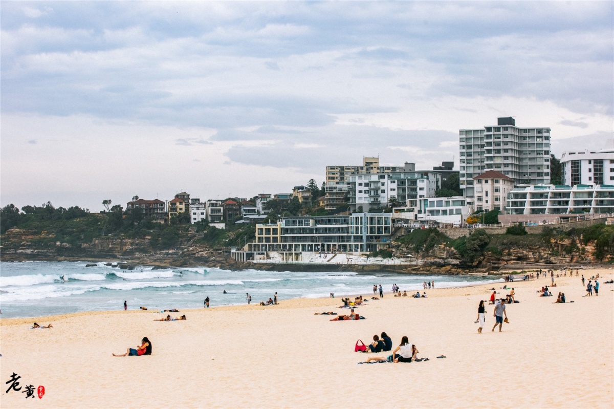 澳洲邦迪海滩美景,澳洲悉尼邦迪海滩游记